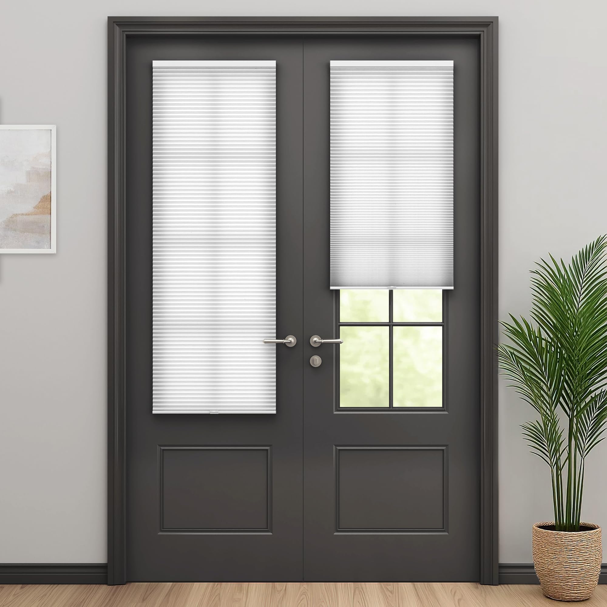 Amazon.com: LazBlinds Cordless Cellular Shades for French Doors
